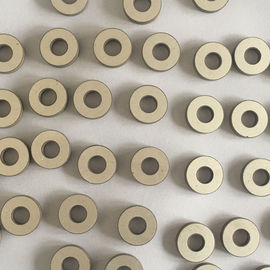 ISO / CE 15x6x3 P8 Material Piezo Ceramic Element Small Ring Shaped