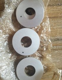 Ultrasonic Welding Piezo Ceramic Ring Silver Coating Electrode Positive And Negative Pole