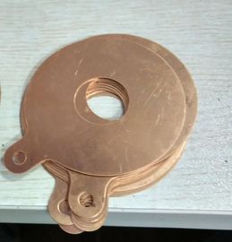 High Reliability Piezo Ceramic Plate Electrode Copper Ring Heat Resistance