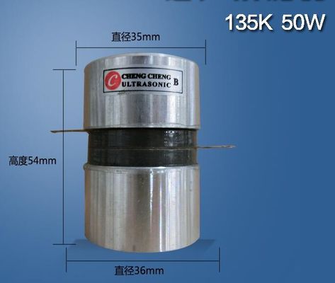 135k 50W High Frequency Piezo Ultrasonic Transducer For Cleaning Industry