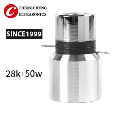 Aluminum 50w 28k Pzt Ultrasonic Transducer For Cleaning Tank