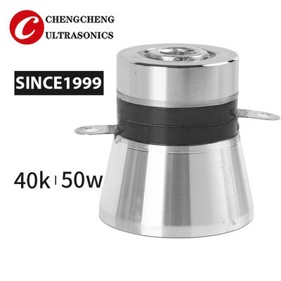 Stainless Steel Cleaning 50w 40k Piezoelectric Ultrasonic Transducer