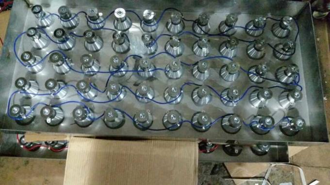 30w Quintuple Multi Frequency Ultrasonic Transducer 40KHZ/80KHZ/100KHZ/160KHZ Quintuple Frequency 5200PF