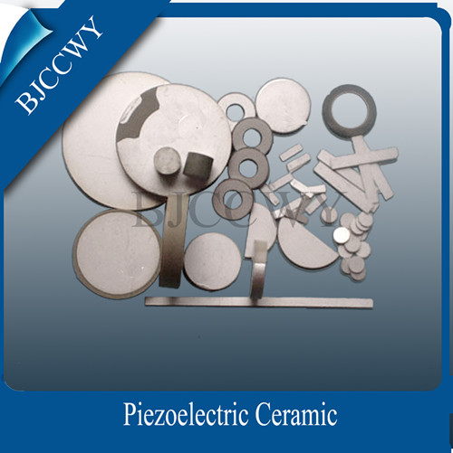 Round 38x6mm Electrode Ultrasonic Beauty Piezoelectric Ceramic Plate