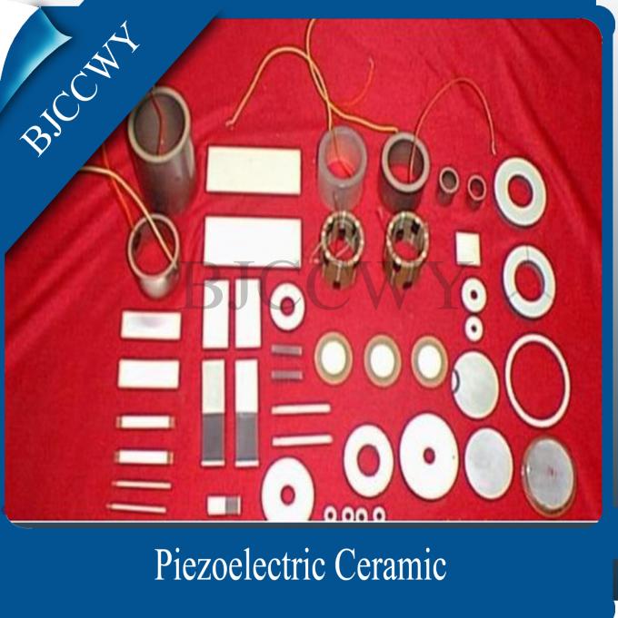Industrial Piezoelectric Ceramic Discs Ceramic Resonance Impedance 60 * 30 * 7 mm P8