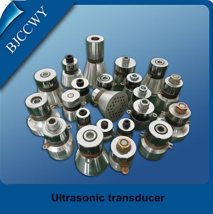 25K / 50K / 80K / 120K Multi Frequency Ultrasonic Transducer , Piezo Ceramic Transducer