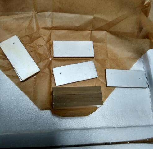 Rectangle Shape Piezo Ceramic Element Material For Electrical Devices