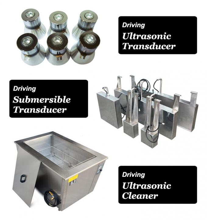 High Power Piezoelectric Ultrasonic Transducer For 28khz 100w PZT8