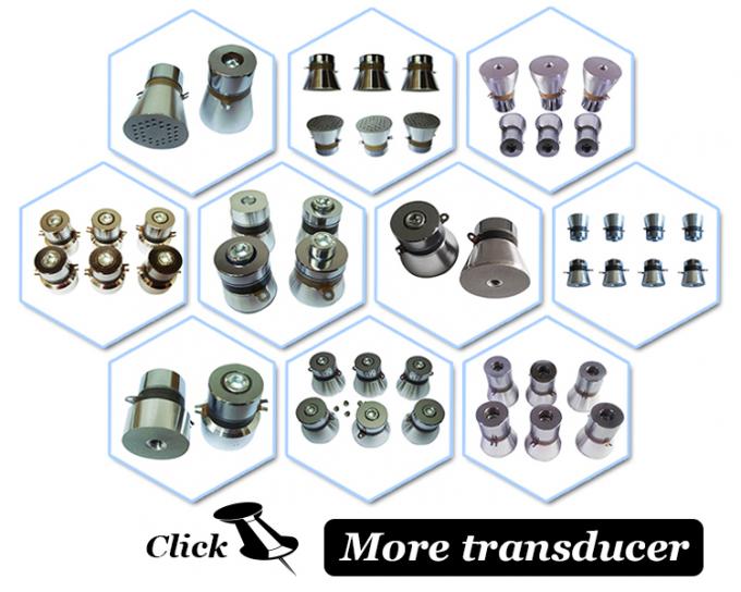 High Power Piezoelectric Ultrasonic Transducer For 28khz 100w PZT8