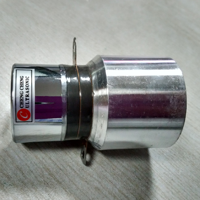 Single Frequency Ultrasonic Piezo Transducer 50w 28k Stainless Steel Material