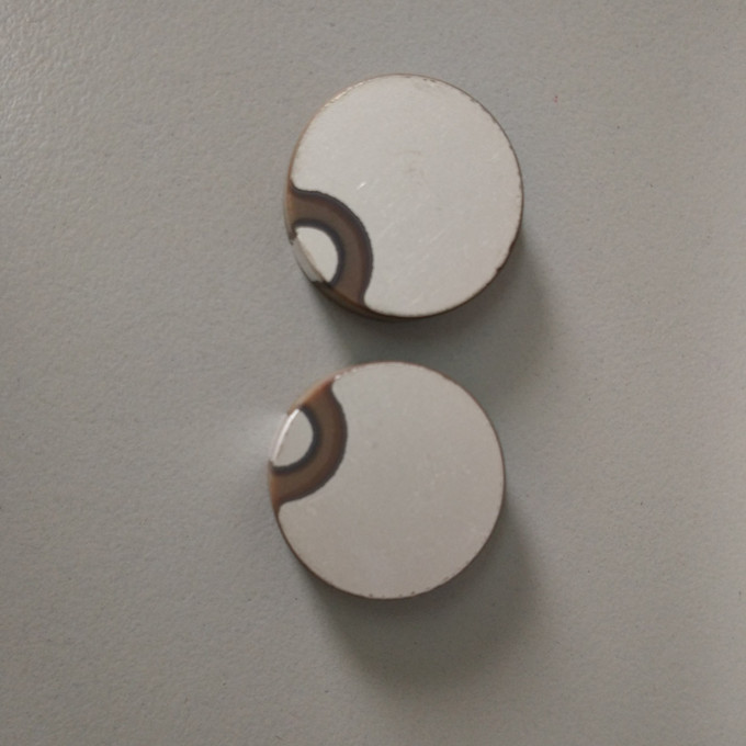 Round Wrap - Edge High Frequency Ultrasonic Transducer Plate P-44 High Power