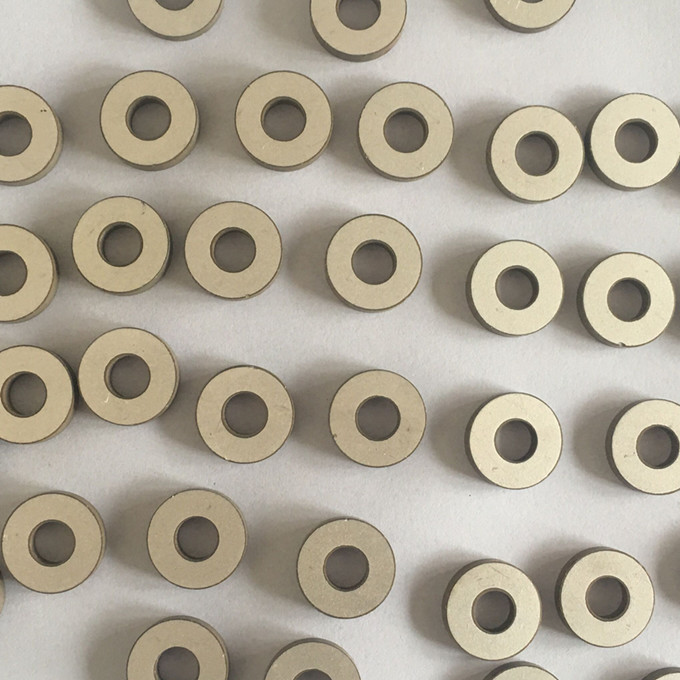 Electrode Ultrasonic Piezo Ceramic Element Ring Shape Heat Resistance