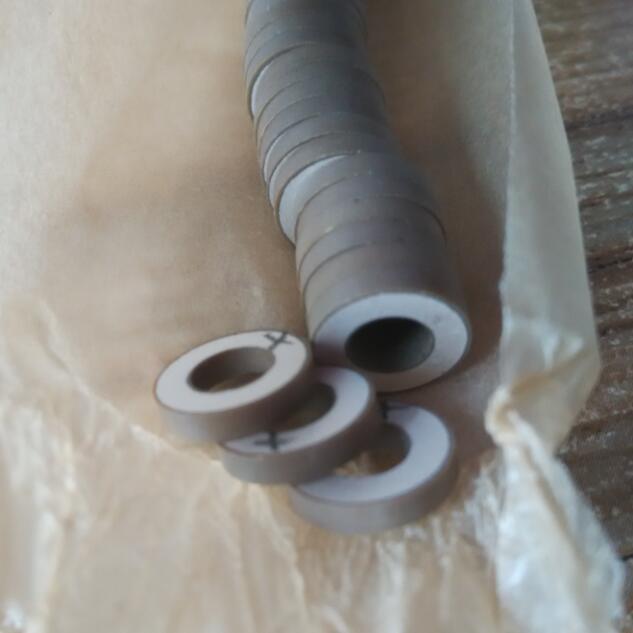 Ring Round Piezoelectric Ceramic Plate / Piezoelectric Plate For Ultrasonic Sensors