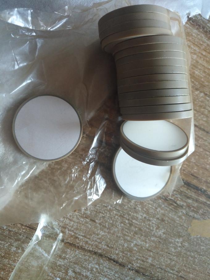 Customized Size Piezo Ceramic Plate Round Shape High Reliability For Ultrasonic Cleaning