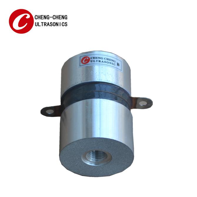 60W 80K Piezoelectric Ultrasonic Cleaning Transducer High Frequency 60mm Length