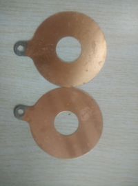 Copper Electrode Piezoelectric Ultrasonic Transducer 50x17x0.25-0.35mm