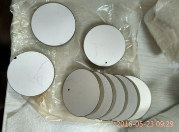 Round 38x6mm Electrode Ultrasonic Beauty Piezoelectric Ceramic Plate