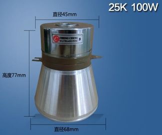 25 KHZ Frequency Cleaning ultrasonic piezo transducer / waterproof ultrasonic transducer