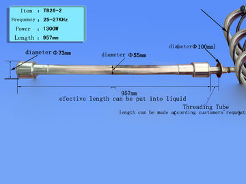 High Power Ultrasonic Tubular Transducer For Cleaning / Food / Chemical Industry