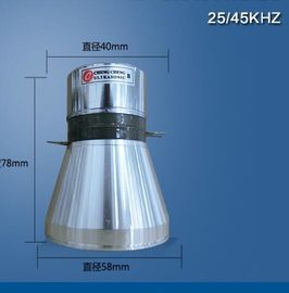 Dual Frequency Piezoelectric Ultrasonic Cleaning Transducer Sensor