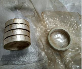 Tube And Ring Shape Piezo Ceramic Plate Two Electrodes Customized Size High Efficiency
