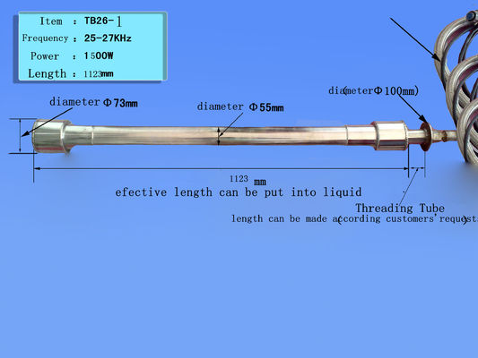 27K 1500W Biochemistry Industry Ultrasonic Tube